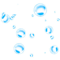 Bubbles Overlay Water Drop