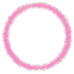 Colorful Circle Glitter Ornament