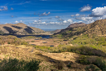 Scenery of the Killarney National Park in County Kerry. Ireland
