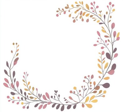 recommend clip art: Flowers on white. Red, burgundy, brown autumn wildflowers, eucalyptus branches, leaves, and twigs. Cute hand drawn PNG on transparent background.