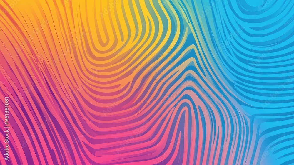 Aufkleber discover a vibrant abstract vector background with a playful halftone gradient perfect for modern de