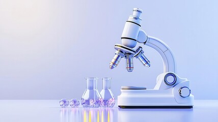 Biotechnology lab equipped with robotic systems for drug discovery and genetic research