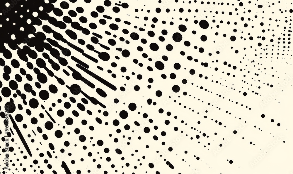 Poster abstract grunge dots on transparent background. halftone gradient background.