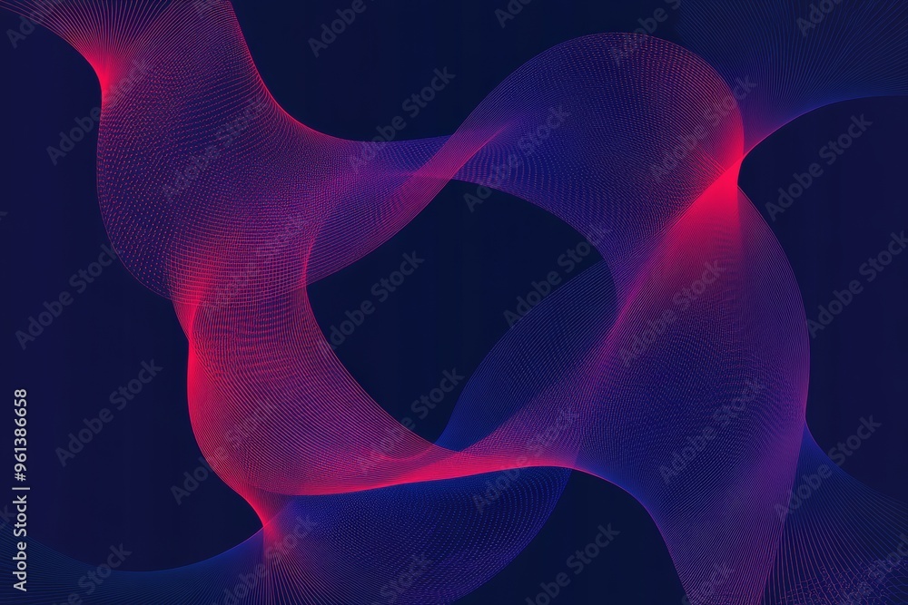 Poster a digital technology circle on a dark background is rendered in 3d. big data and technology are the 