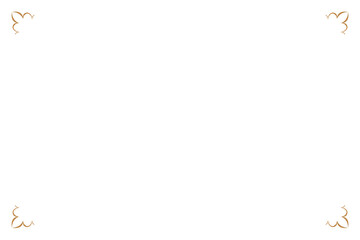 Elements of ornate vintage frames. Gold on white classic calligraphy swirls, floral motifs. Design print for greeting cards, wedding invitations, restaurant menu, royal certificates. Set 56
