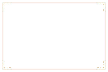 Elements of ornate vintage frames. Gold on white classic calligraphy swirls, floral motifs. Design print for greeting cards, wedding invitations, restaurant menu, royal certificates. Set 57
