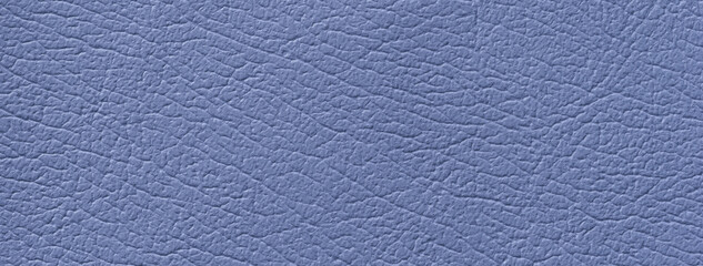 Blue leather texture background with pattern, macro. Structure of natural very peri textile backdrop