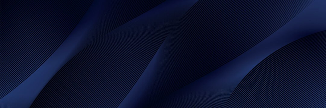Premium background design with diagonal dark blue line pattern. Vector template for digital luxury banner, invitation, voucher, certificate. Eps10