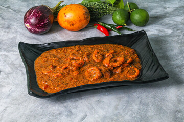 Indian cuisine - Masala with calamari