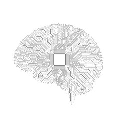 Obraz premium CPU Chip on Motherboard. Central Computer Processors CPU concept. Quantum computer large data processing database concept. Futuristic microchip processor. AI chip background with circuit light. 