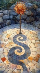 The Spiral of Time, Sundial
