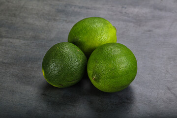 Green sour tropical Lime fruit