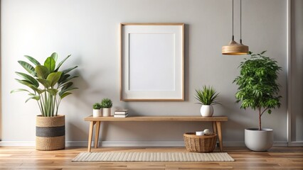Elevate your modern interior with this sleek blank wall art frame, perfect for showcasing your personal style and