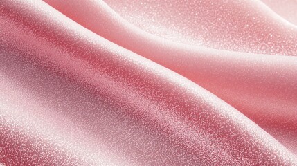 Fototapeta premium Pink Glitter Fabric Texture Shimmering Background Abstract Design