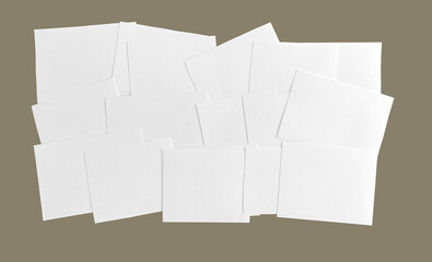 Recortes de papel blanco de acuarela notas fondo