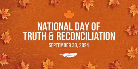 National Day for Truth and Reconciliation in Canada for September 30, 2024 is also known as orange shirt day. 