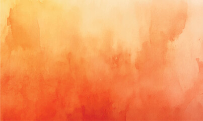 Orange Amber Watercolor Abstract Background, Texture