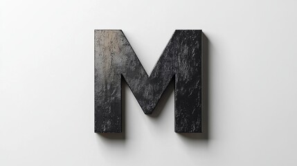 Fototapeta premium Isolated volumetric letter 