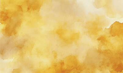 Yellow Watercolor Abstract Background Texture