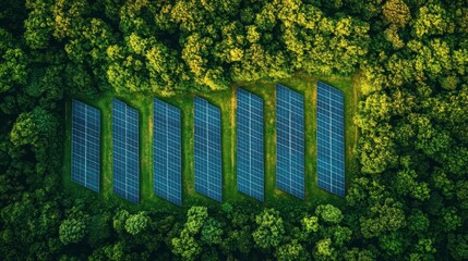 Fototapeta premium Corporate responsibility in achieving carbon neutrality through renewable energy, focusing on leadership and strategic initiatives