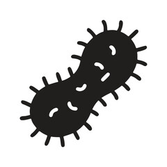 Medical Related Icon : Bacteria. Vector Illustration
