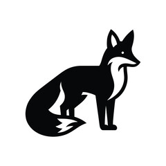 Obraz premium Fox Silhouette Illustration