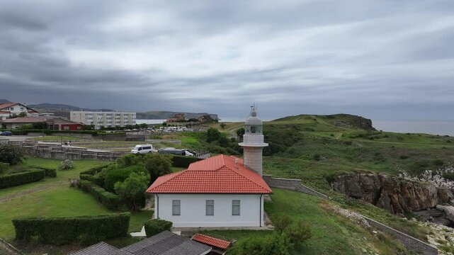 Faro Punta de Torco de Afuera en Suances Cantabria 