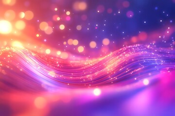 Fototapeta premium abstract background with glowing lines