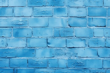 Fototapeta premium Processed collage of dark blue old brick wall texture. Background for banner, backdrop or texture