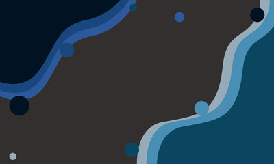 Dynamic waves abstract fluidity gray background design