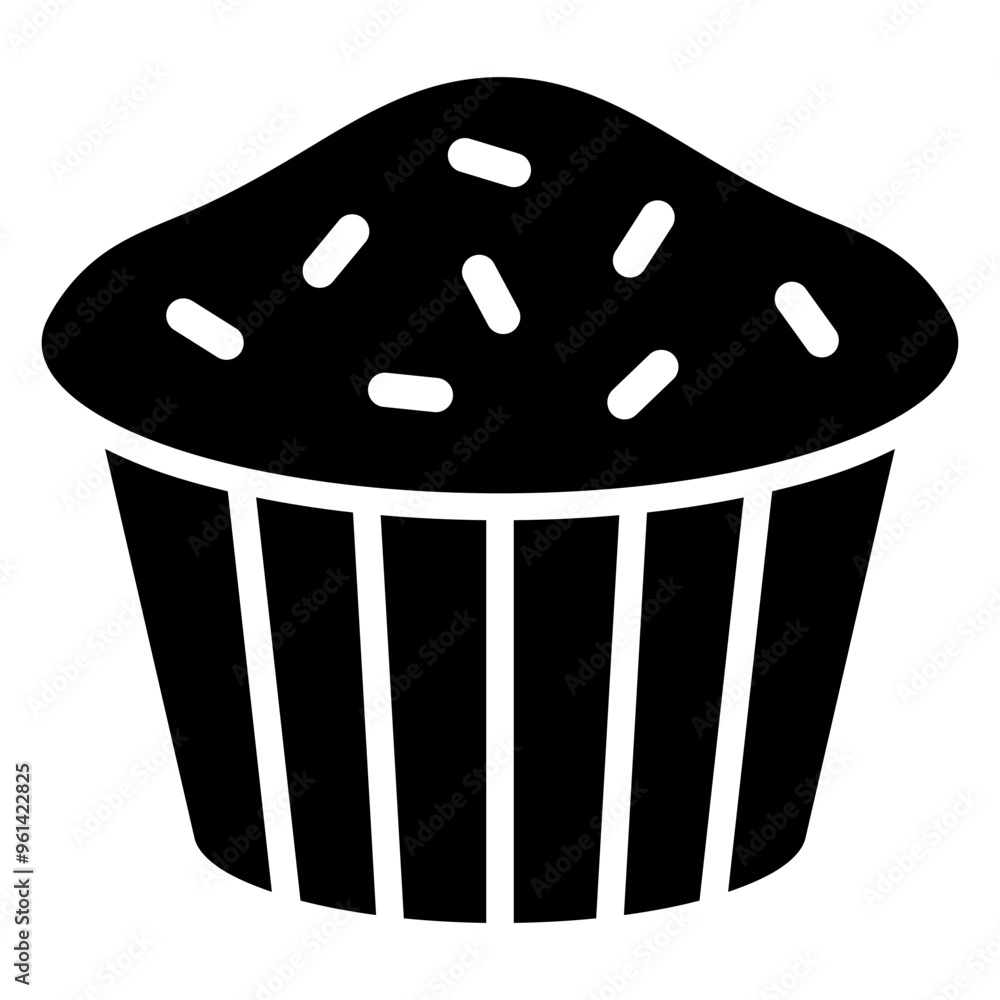 Sticker cupcake