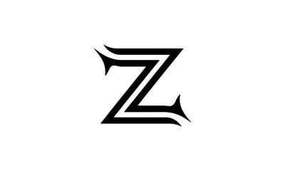 Creative Z Letter Logo Design Fully Vectorized Editable.