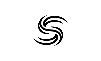 Creative S Letter Logo Design Fully Vectorized Editable.