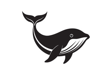 Whale  silhouette vector illustration, Whale  silhouette vector, Whale  silhouette PNG