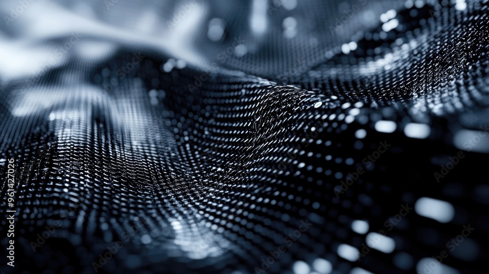 Aufkleber abstract representation of a textured surface with a dynamic, digital aesthetic.