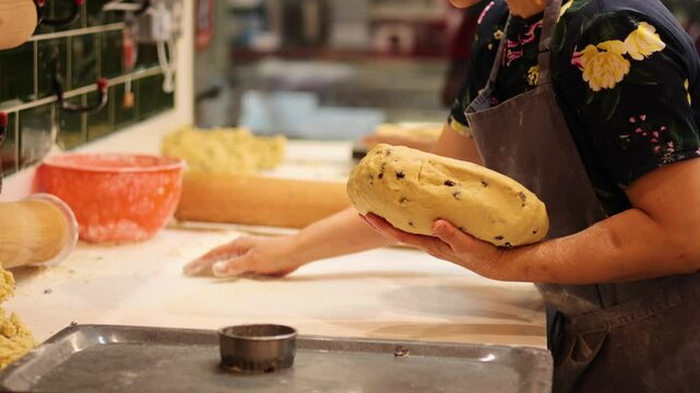 Making Welsh Cakes at Cardiff Market