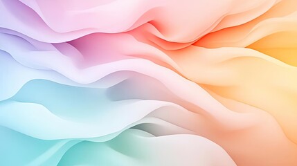 Soft waves of pastel colors create a calming abstract background, perfect for design or artistic projects.