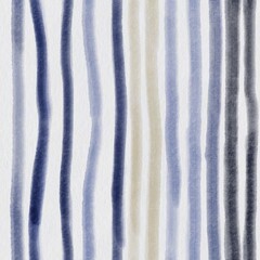 Abstract watercolor vertical striped seamless pattern for textile and design