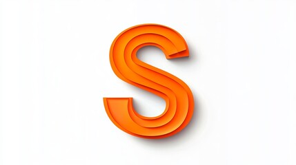 Fototapeta premium Isolated 3D letter 