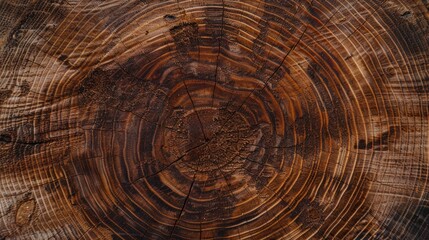 Naklejka premium Warm brown cut wood texture. Detailed texture