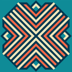 Geometric diagonal lines pattern