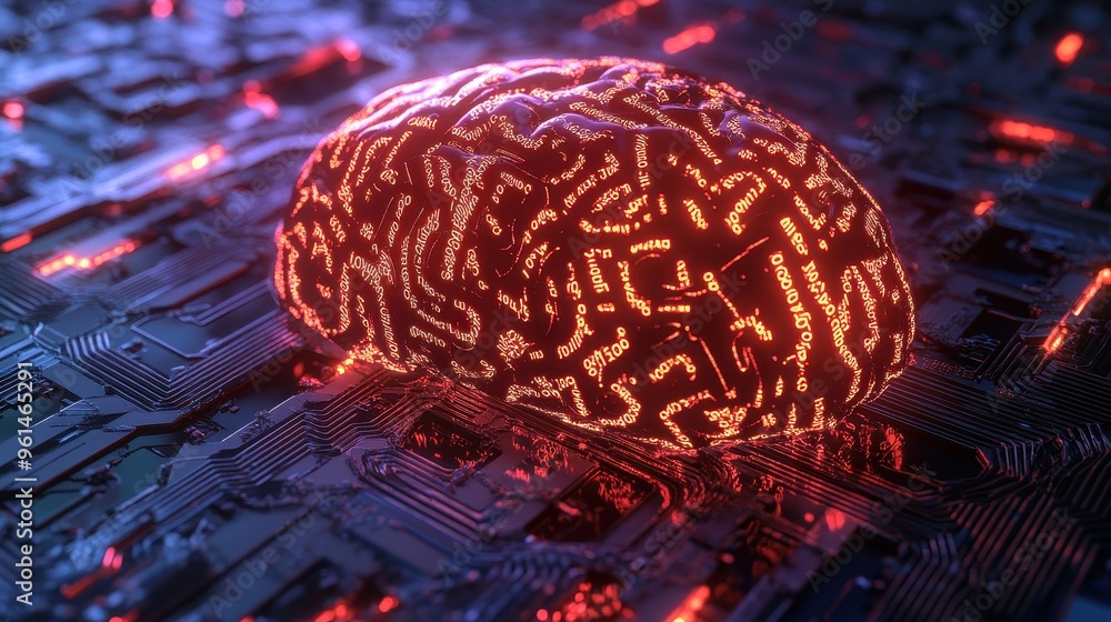 Poster illuminated mind: binary code patterns and cyber connections