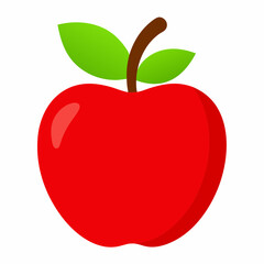 Apple vector design on a white background