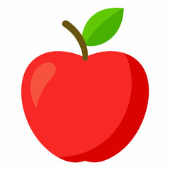 Fototapeta premium Apple vector design on a white background