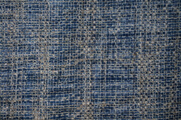 Blue grungy background with light shade tent surface, Rugged uneven material texture backdrop...