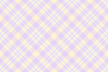 Square plaid tartan texture, merry vector seamless pattern. Sexual background fabric check textile in light and papaya whip colors.