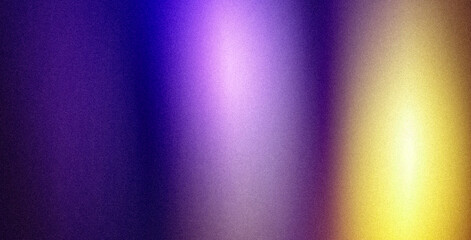 Fototapeta premium Abstract glowing orange blue purple grainy gradient texture background summer poster and banner. Glowing noise texture gradient effect web banner or poster. Neon texture grainy gradient.