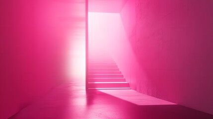 Digital Marketing Innovation: Surreal 3D Strategy with Abstract Visuals on Clean Background, Sony Alpha a1 105mm f1.8 Stock Photo Illustration