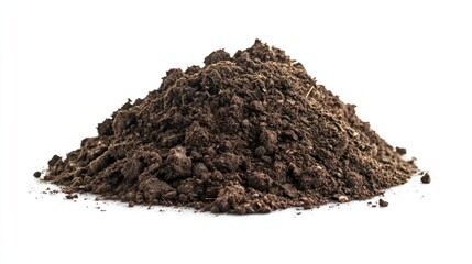 Close-up of a Pile of Soil