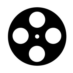 
old retro film reel. Reel movie icon. vintage strip poster old recto film.
